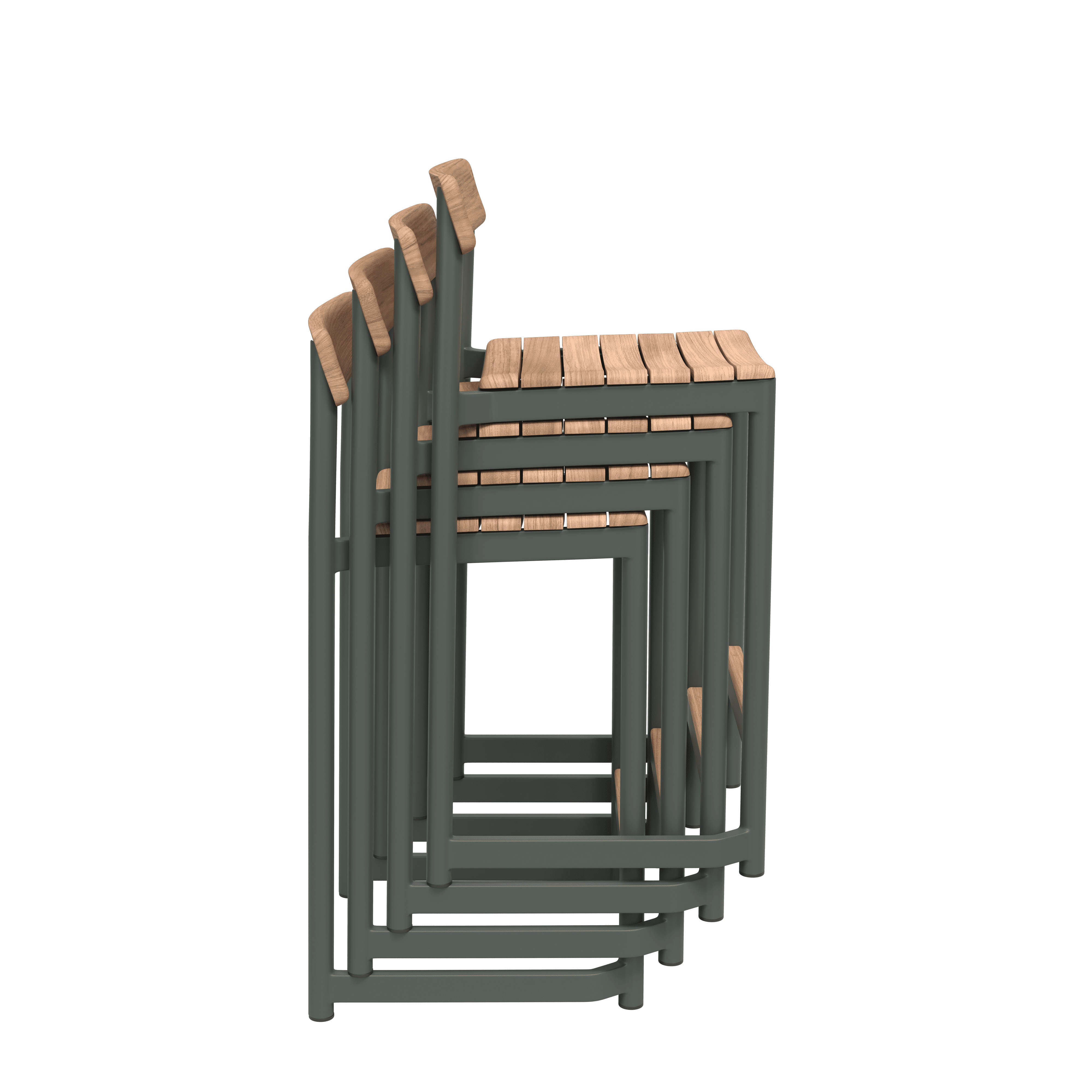 Pelagus Counter Stool 67 cm Hunter Green