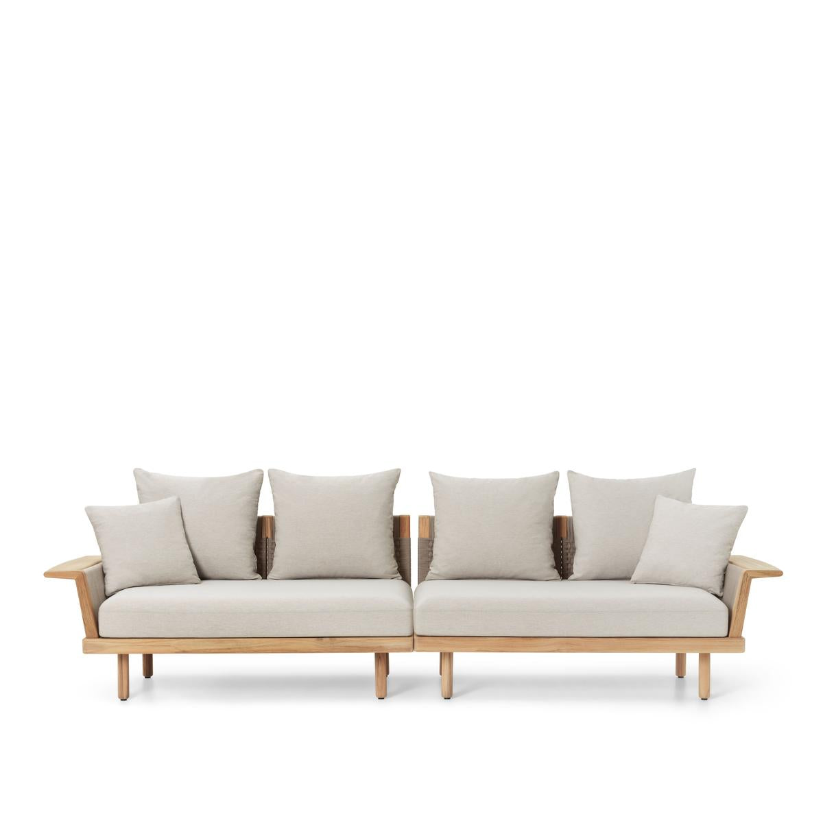 E510 Embrace Outdoor Lounge w. Arm- Teak