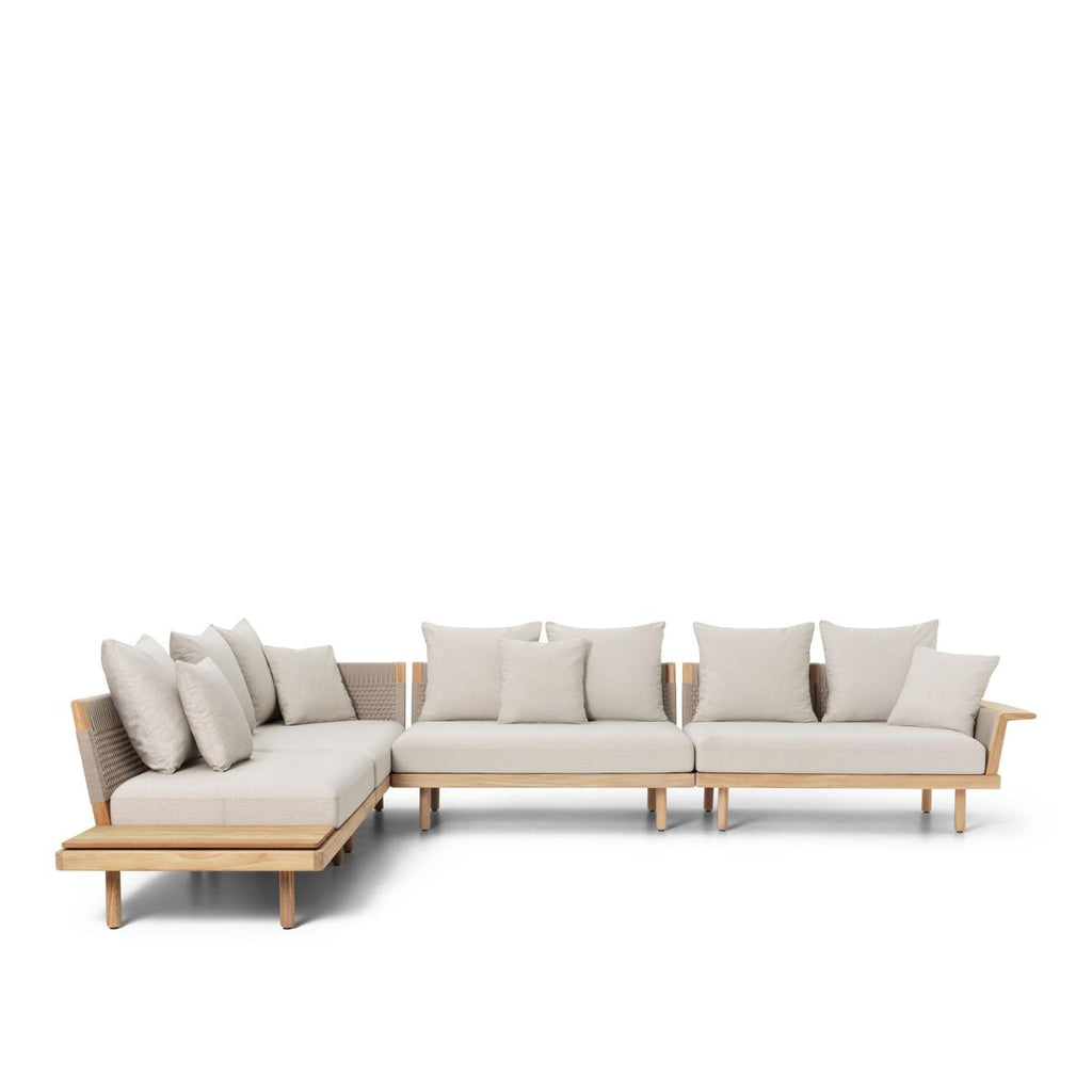 E510 Embrace Outdoor Lounge w. Arm- Teak