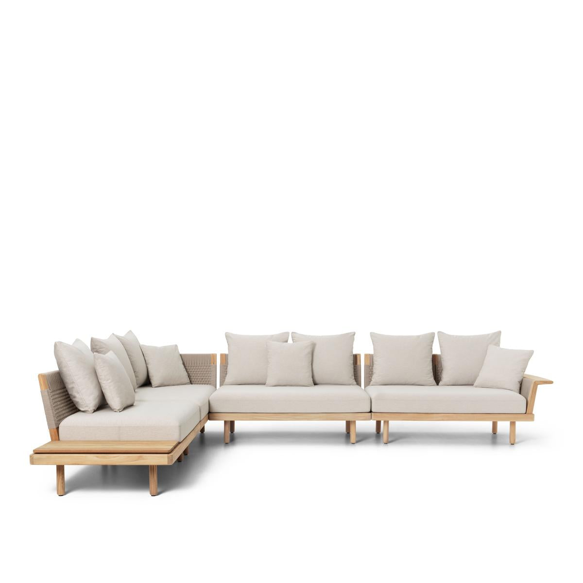 E510 Embrace Outdoor Lounge w. Arm- Teak