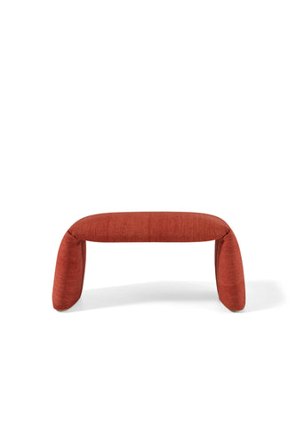 Folded Bench - Medium, Saffron Red