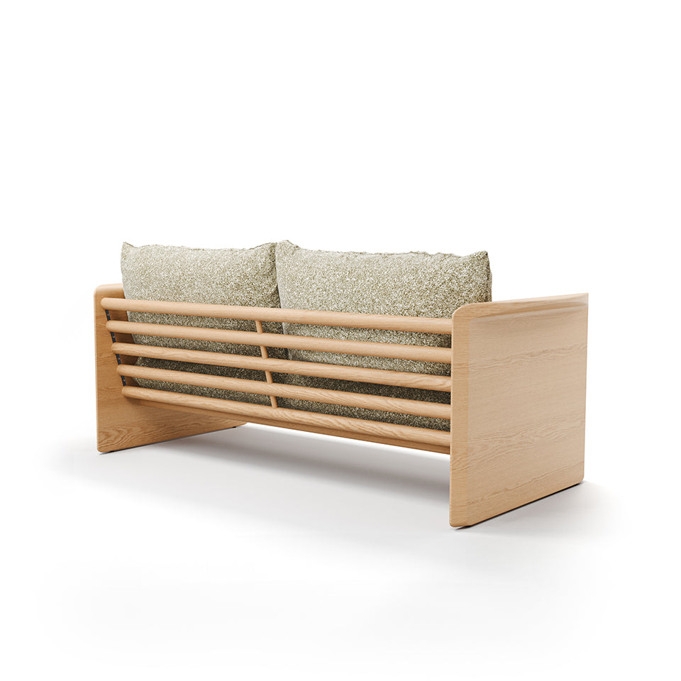 Cove 2 Seat Sofa - Oak