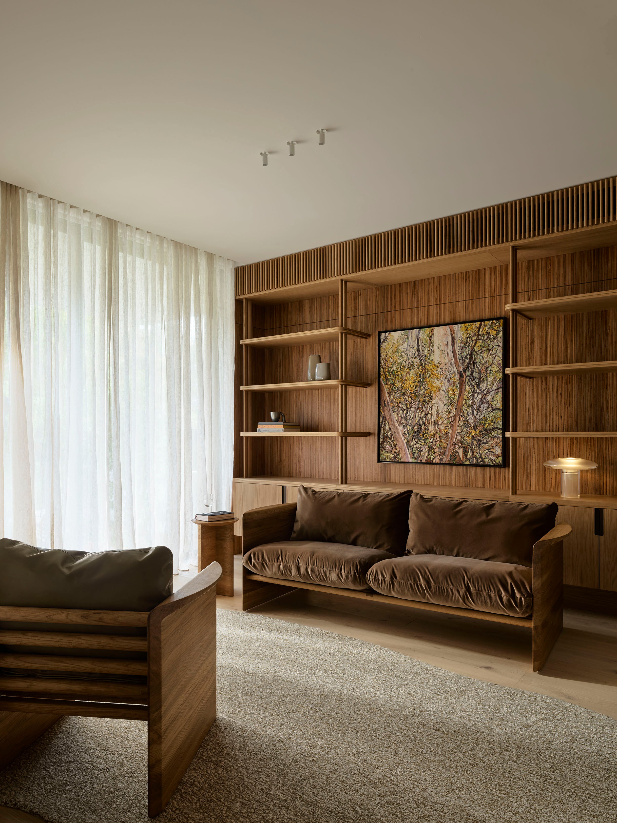 Cove 2 Seat Sofa - Walnut