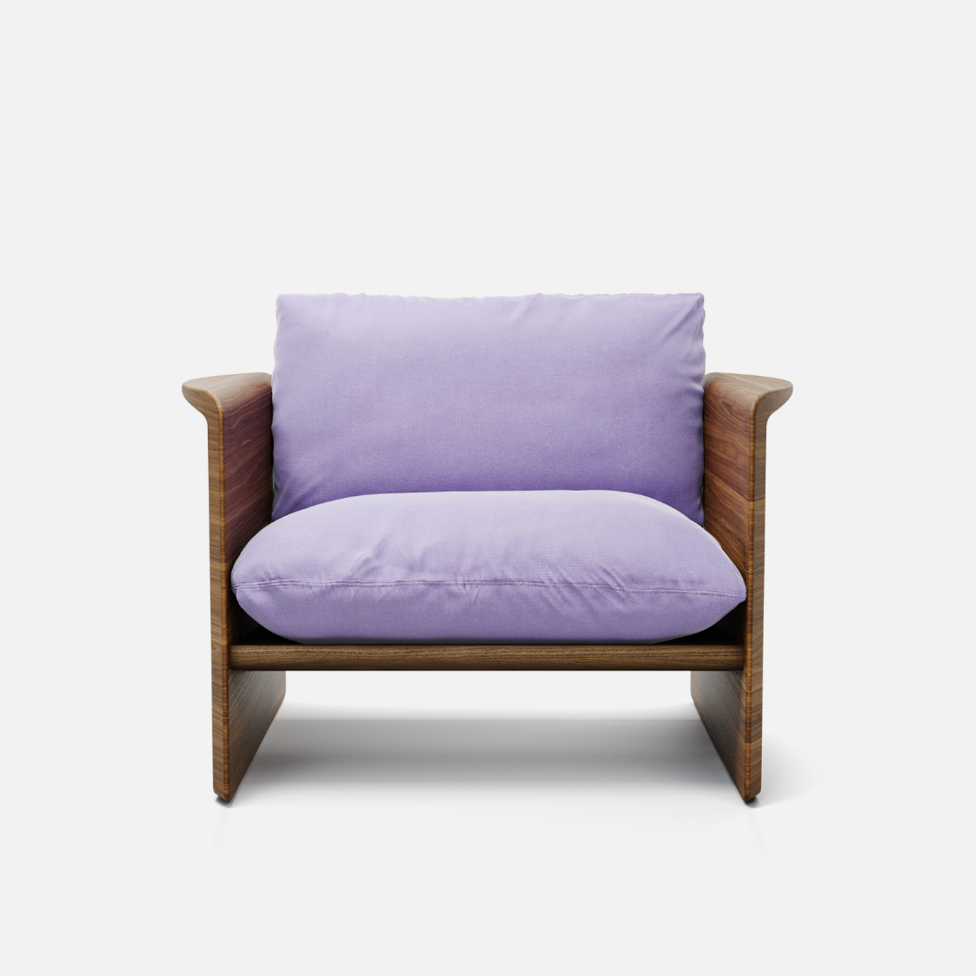 Cove Armchair - Walnut
