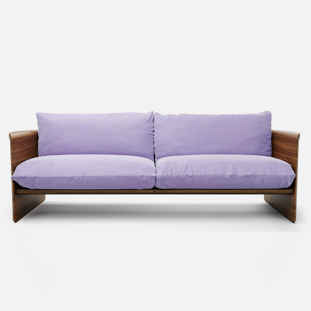 Cove 3 Seat Sofa - Walnut