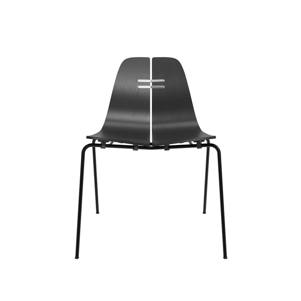 PK3 Chair, Oak/Chrome