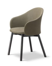 Gomo Armchair Wood Base