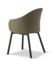 Gomo Armchair Wood Base