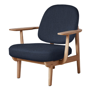 JH97 Fred Easy Chair navy/oak