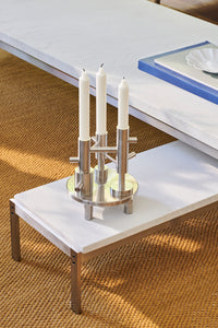 Candleholder Large Stainless Steel